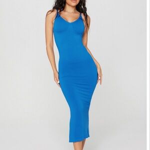 🧡 YITTY Smooth as Hell Vibrant Blue Dress